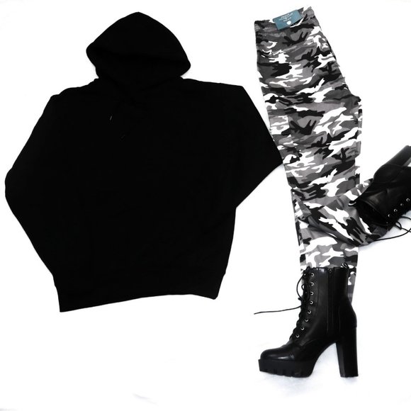 Woman's Fleece-Lined Drawstring Hoodie - Picture 2 of 3